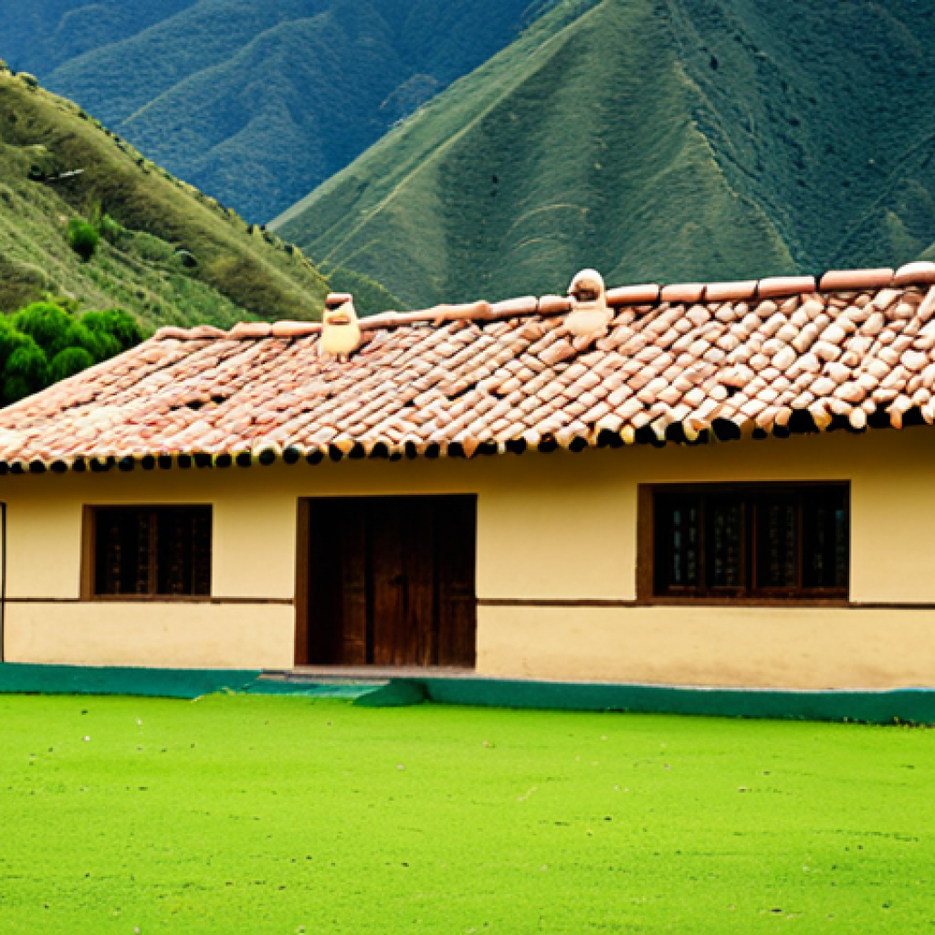 에콰도르의 현대 건축과 전통 건축 비교 - Traditional Andean Adobe Home**

"A charming, fully clothed family-friendly Ecuadorian adobe home ne...